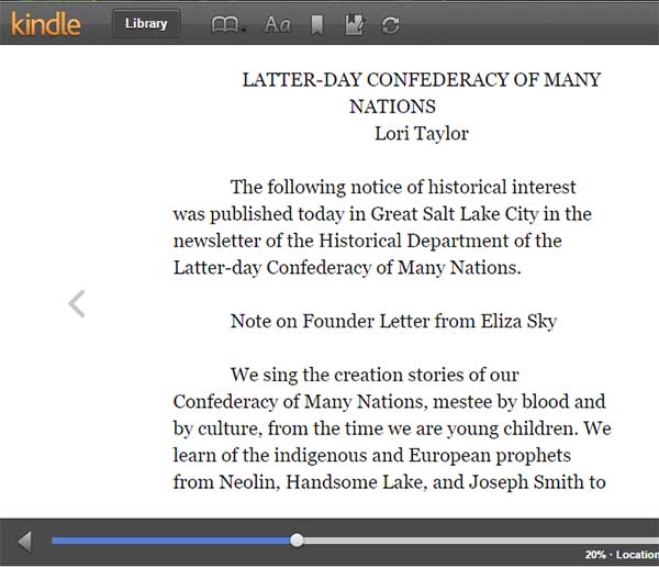 Latter-day Confederacy of Many Nations by Lori Taylor